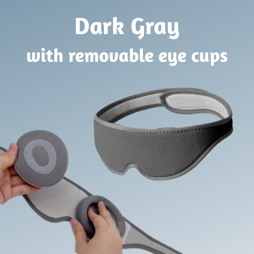 3D Adjustable Sleep Mask with Free Ear Plugs